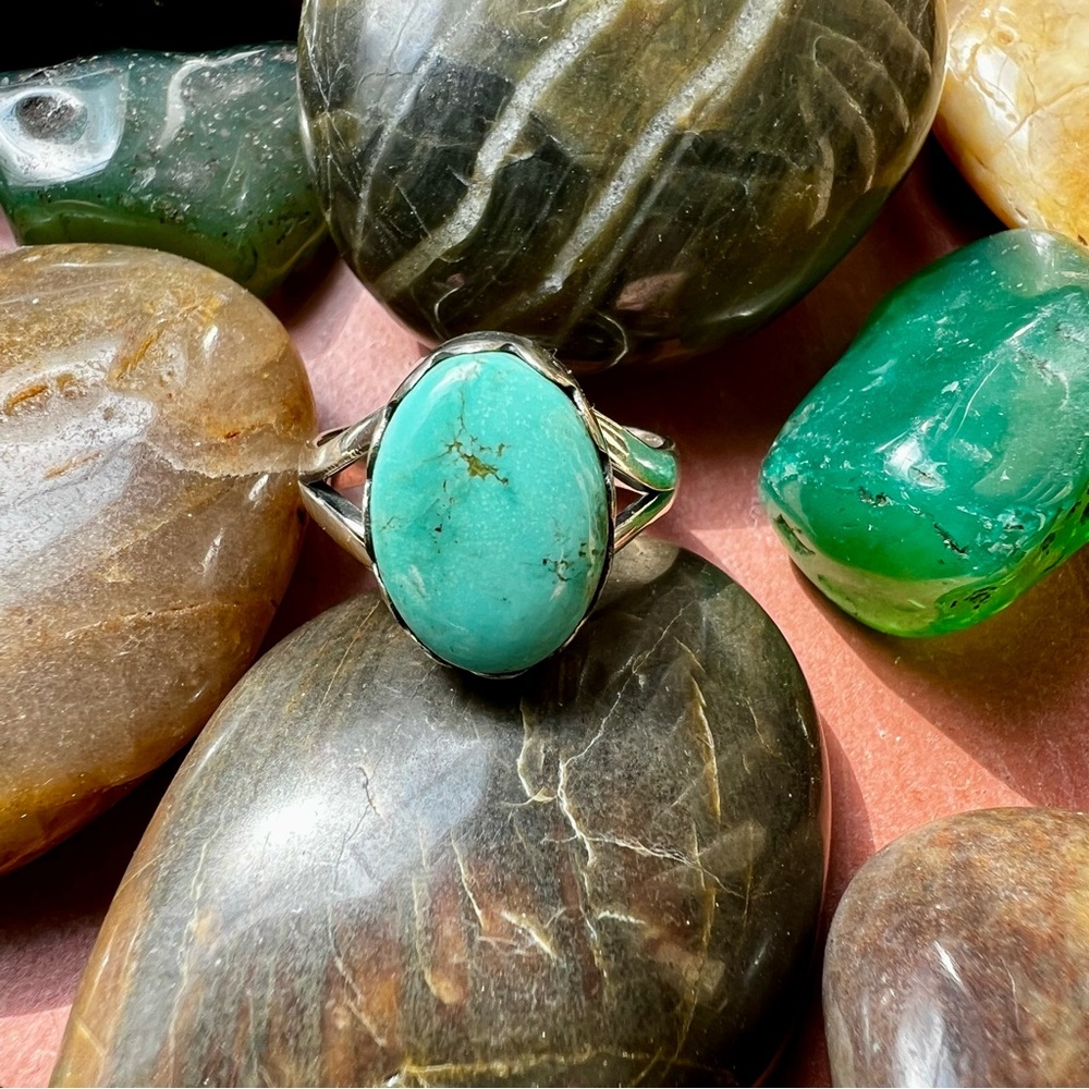 💥❤️💯Turquoise Silver Ring